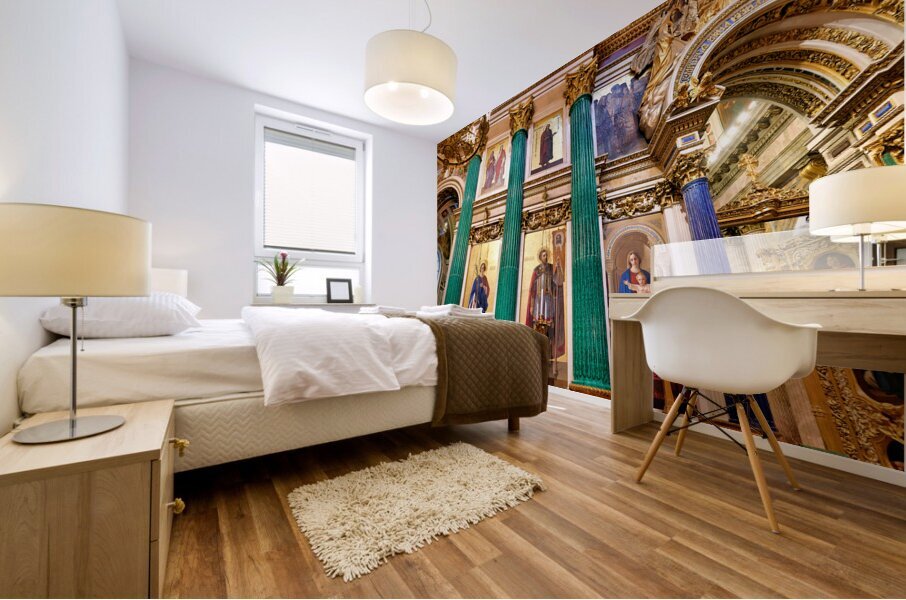 St. Petersburg Russia. St. Isaacs Cathedral Mural print