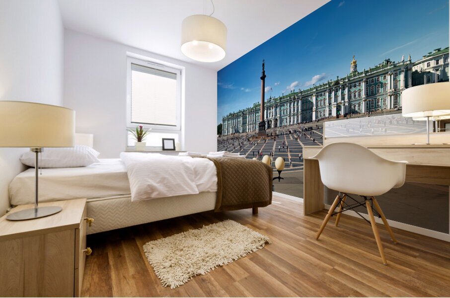 St. Petersburg Russia. The Winter Palace Hermitage Museum Mural print