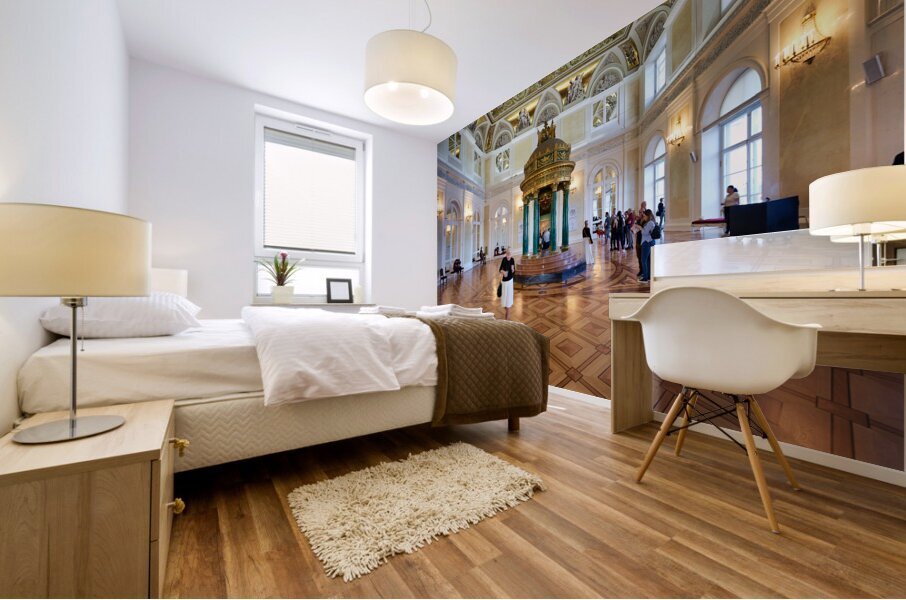 St. Petersburg Russia. The Winter Palace Hermitage Museum Mural print