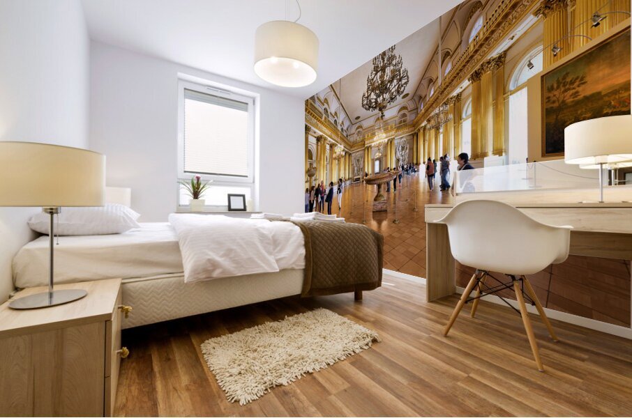 St. Petersburg Russia. The Winter Palace Hermitage Museum Mural print