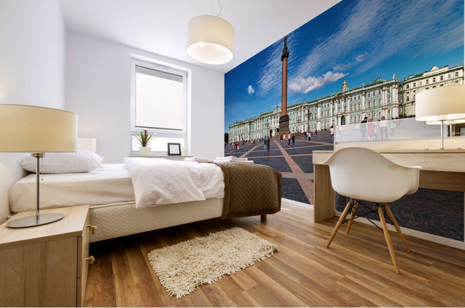 St. Petersburg Russia. The Winter Palace Hermitage Museum Mural print