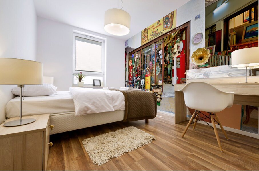 Athens Greece. The Flea Market at Monastiraki Mural print