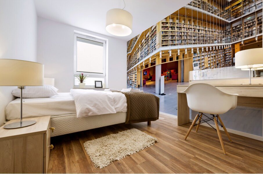 GREECE Athens. The National Library Mural print