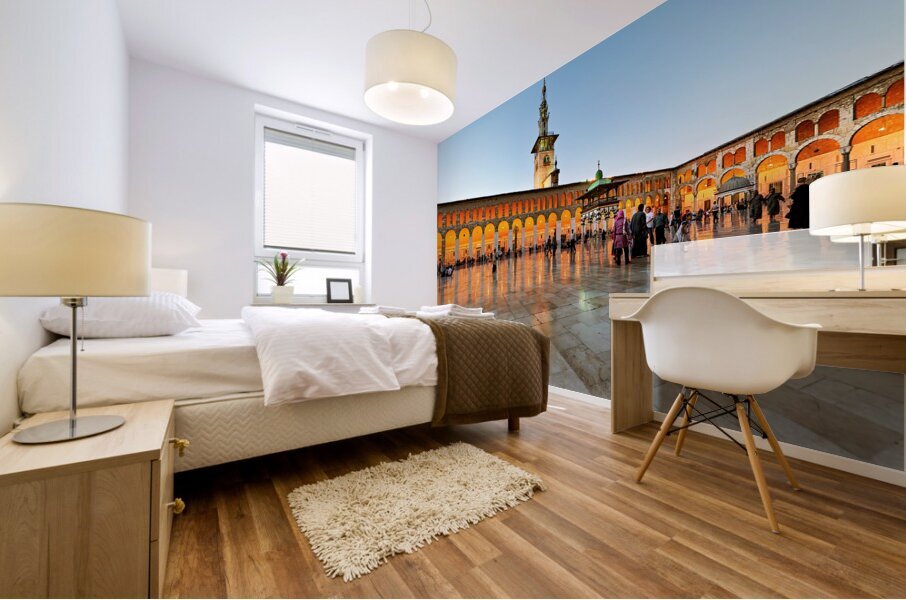 SYRIA. Damascus. The Umayyad Mosque Mural print