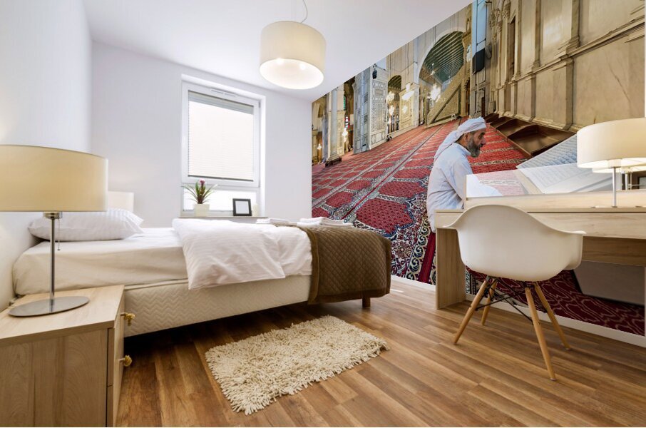 SYRIA. Damascus. The Umayyad Mosque Mural print