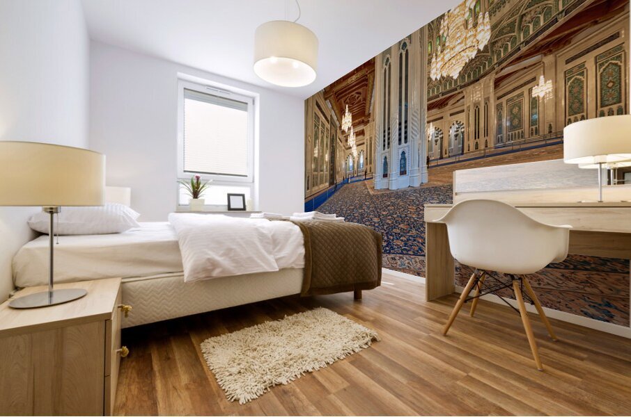 Oman. Muscat. Sultan Qaboos Grand Mosque Mural print