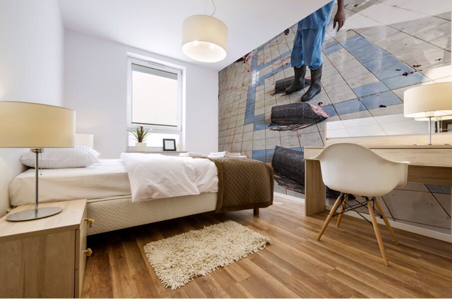 Oman Nizwa. The Fish Market Mural print