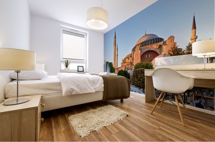 Istanbul Turkey. Hagia Sophia Grand Mosque Mural print
