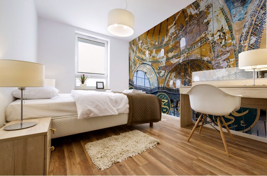 Istanbul Turkey. Hagia Sophia Grand Mosque Mural print