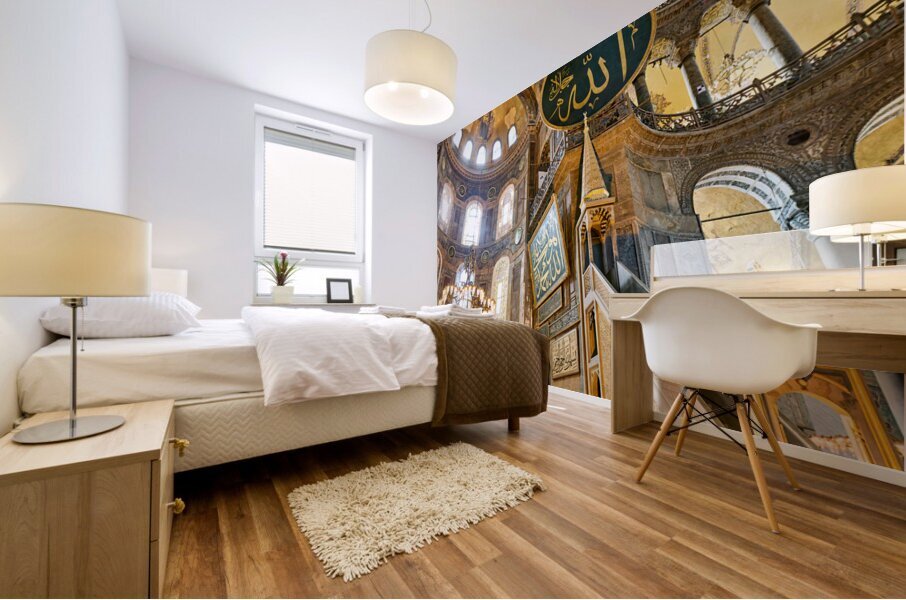 Istanbul Turkey. Hagia Sophia Grand Mosque Mural print