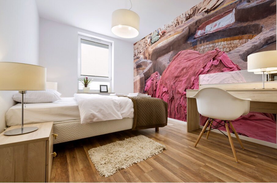 Morocco Fez. Chouara Tannery Mural print