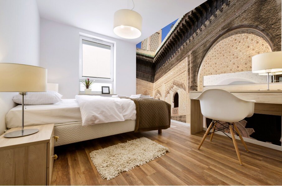 Morocco Fez. Bou Inania Madrasa Mural print