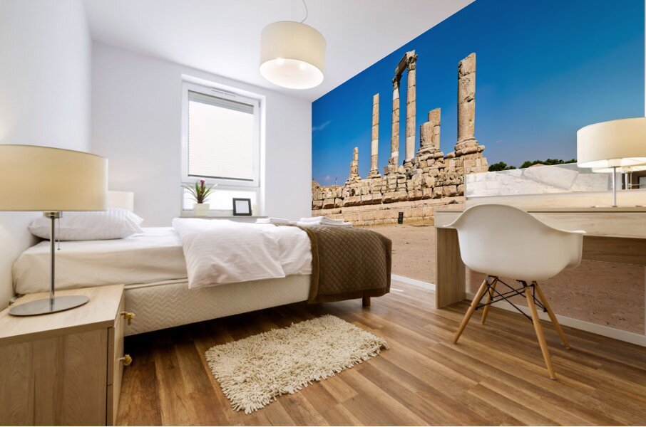 Amman Jordan. The Citadel Mural print