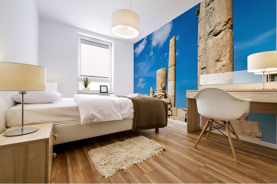 Amman Jordan. The Citadel Mural print