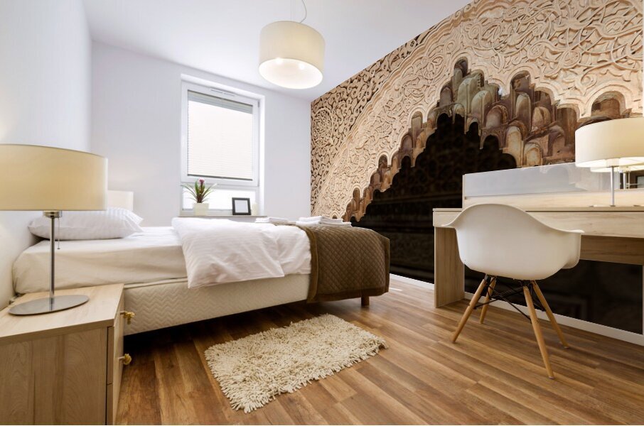 Morocco Marrakesh. Saadian tombs. Royal necropolis Mural print