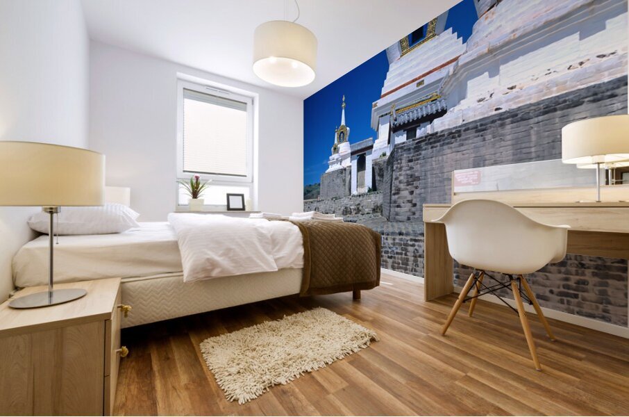 Mongolia. The Erdene Zuu Monastery is the most ancient surviving Buddhist monastery in Mongolia Mural print