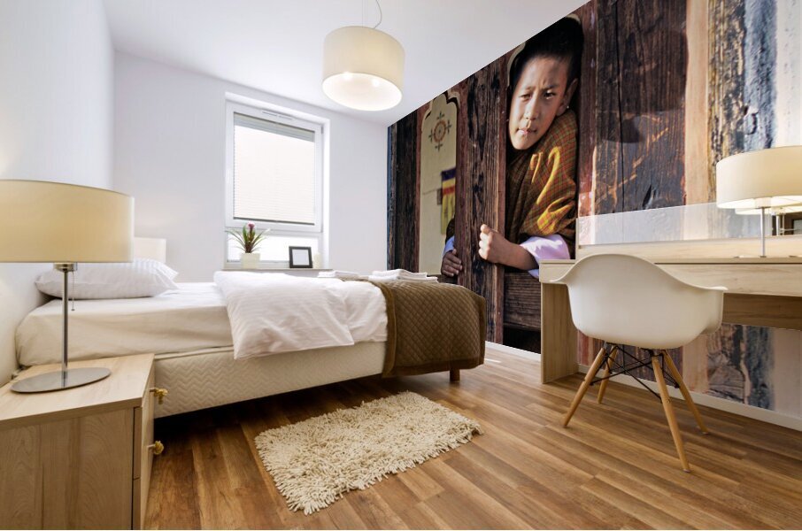 BHUTAN. Thimphu Tsechu Festival Mural print