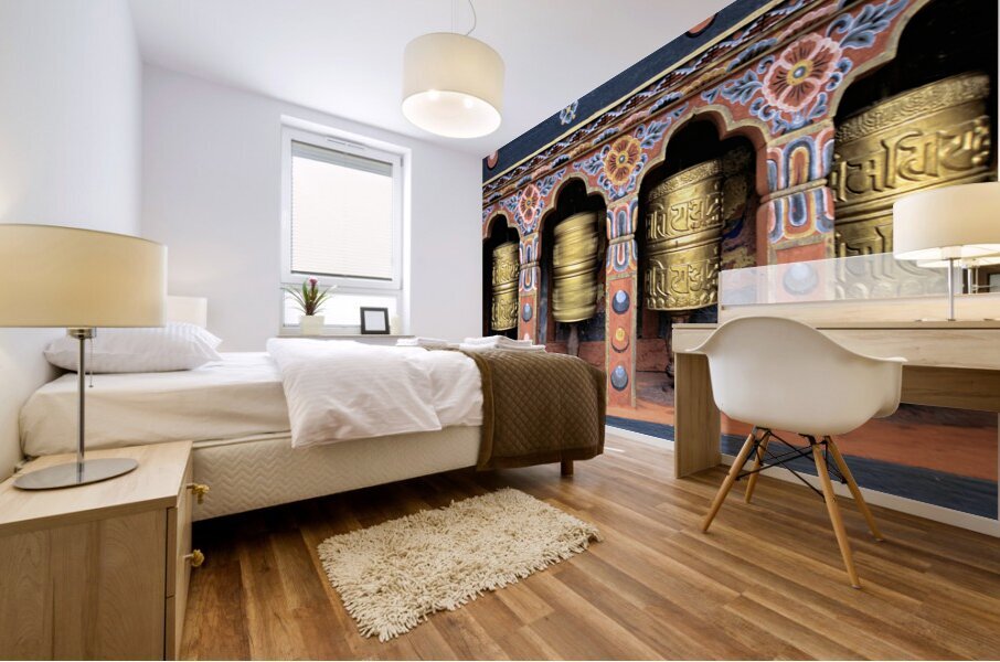 BHUTAN. Thimphu Tsechu Festival Mural print