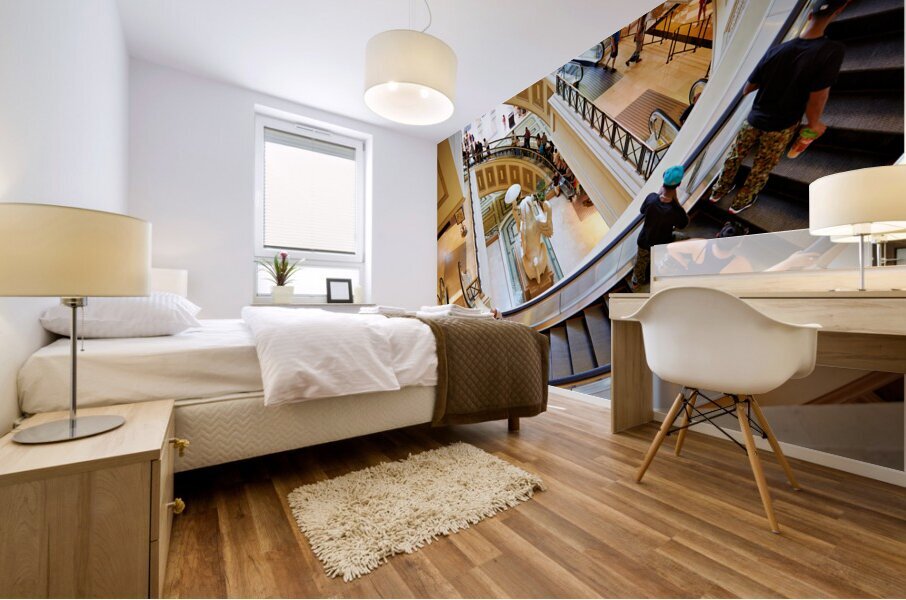 The Shopping Mall at Caesars Palace Hotel. Las Vegas Nevada USA Mural print