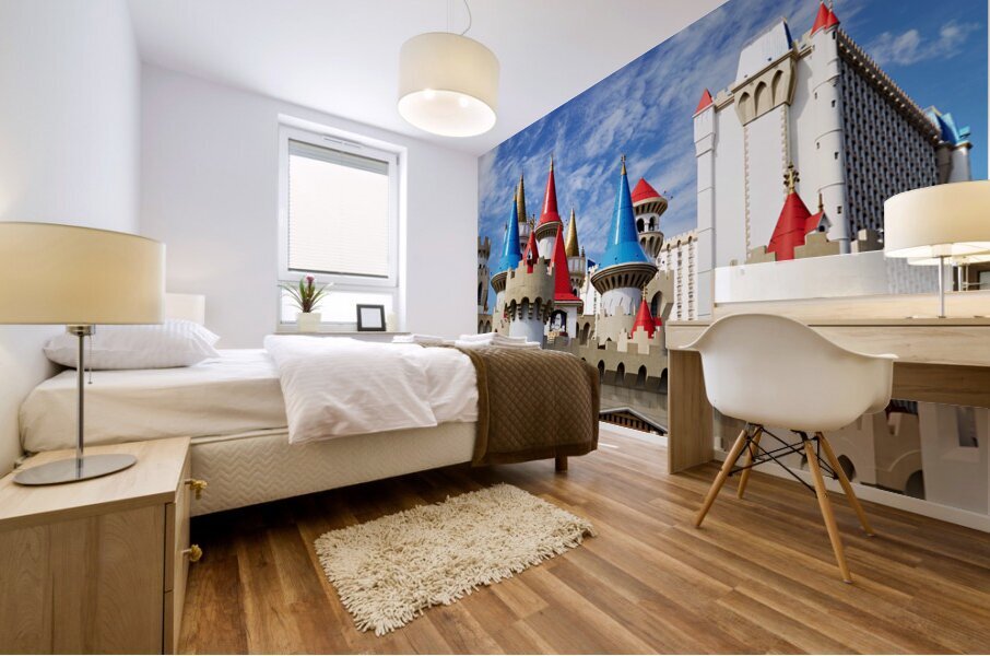 Excalibur Hotel and Casino. Las Vegas Nevada USA Mural print