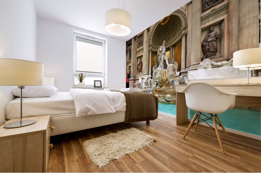 Trevi Fountain on the Strip. Las Vegas Nevada USA Mural print