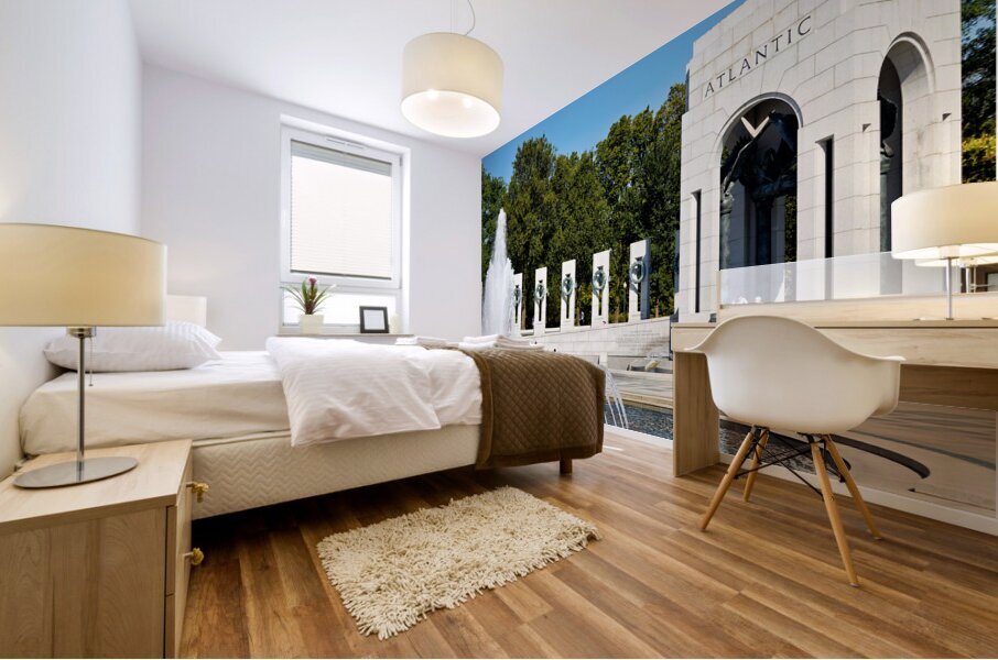 The National World War II Memorial. Washington D.C. Mural print