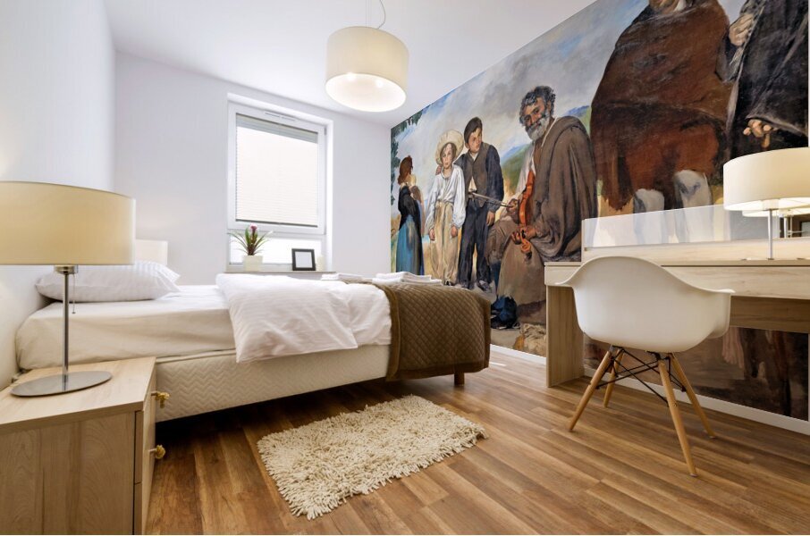 Edouard manet - The old musician - 1873 Mural print