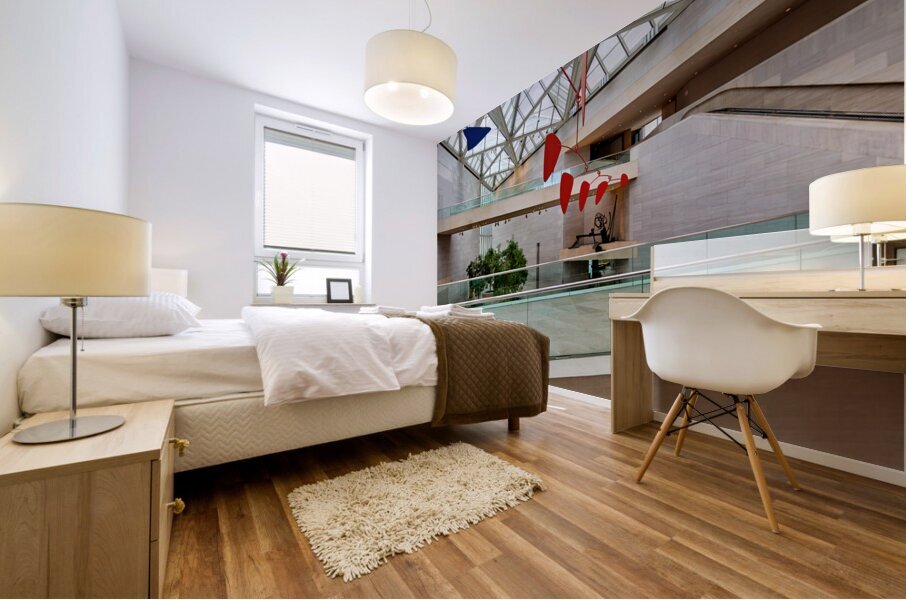 The East Building of the National Gallery of Art. Washington D.C. Mural print