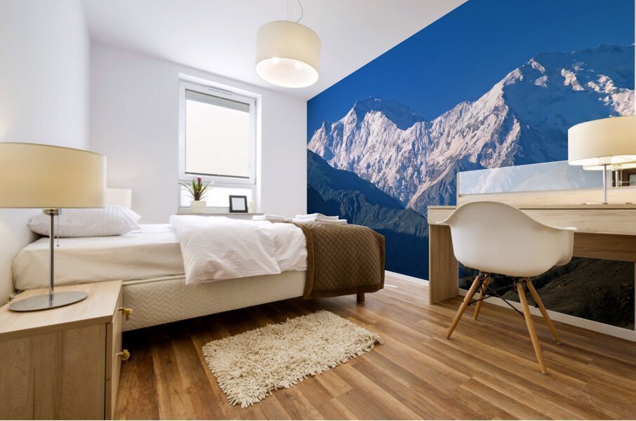 Pakistan. The Karakoram range Mural print