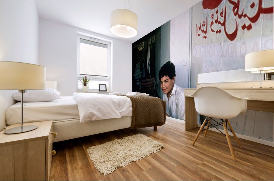 Pakistan. A street dentist in Peshawar Mural print