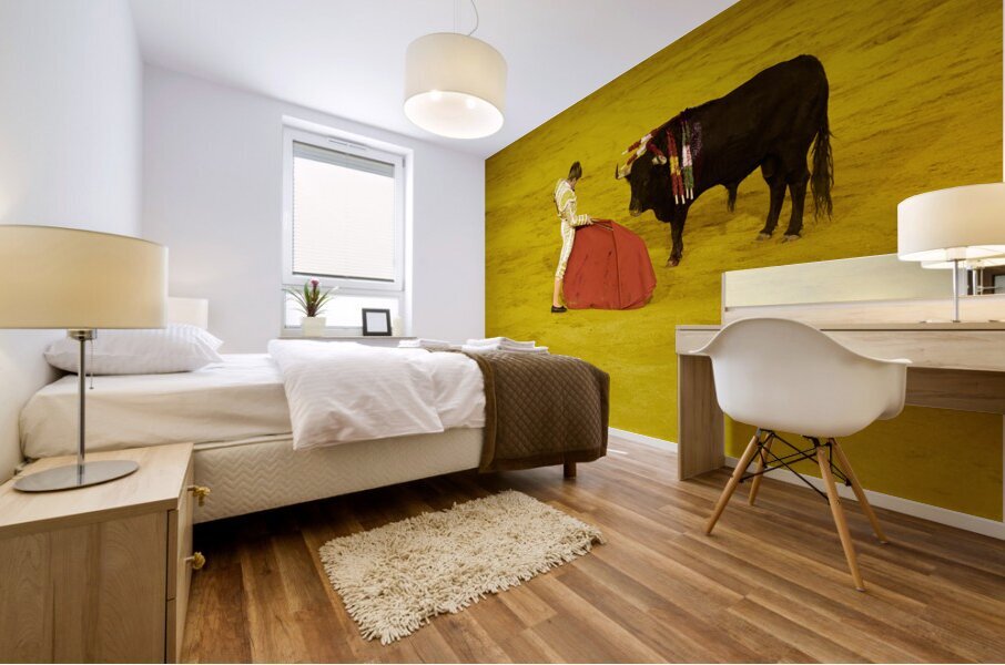 ANDALUSIA SPAIN. Bullfight in Seville Arena Mural print