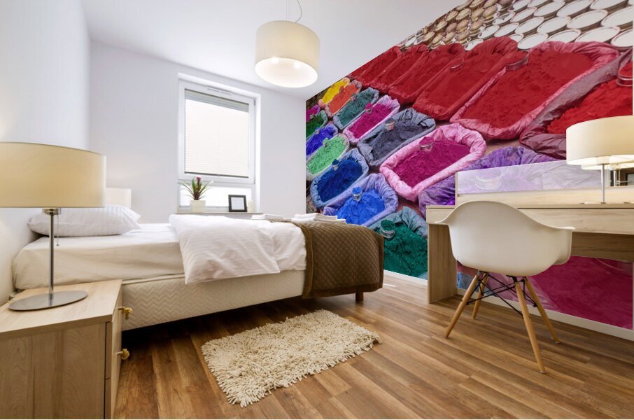 Nepal. Kathmandu. Pashupatinath Impression murale