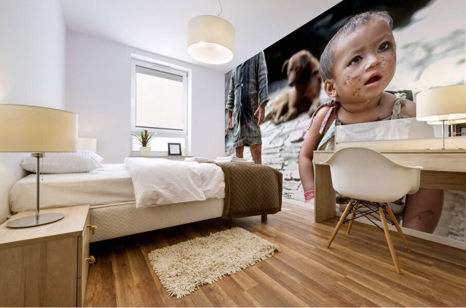 NEPAL Kathmandu Mural print