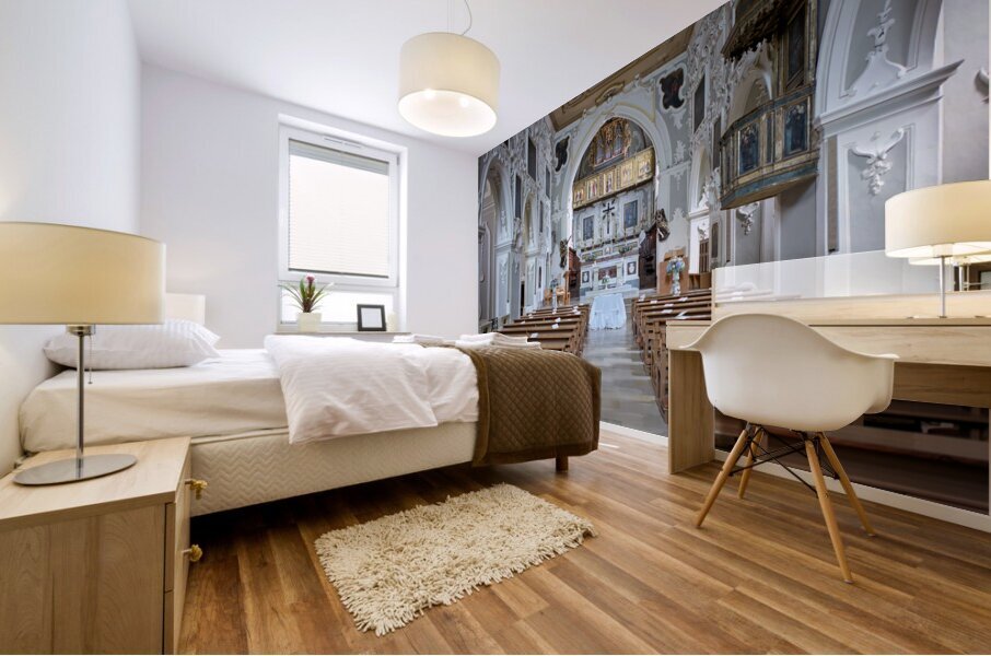 Matera Basilicata Italy. Chiesa di San Francesco di Assisi Mural print