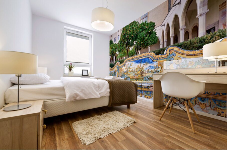 Naples Campania Italy. Toledo is a station on Line 1 of the Naples Metro named after nearby Via Toledo Mural print