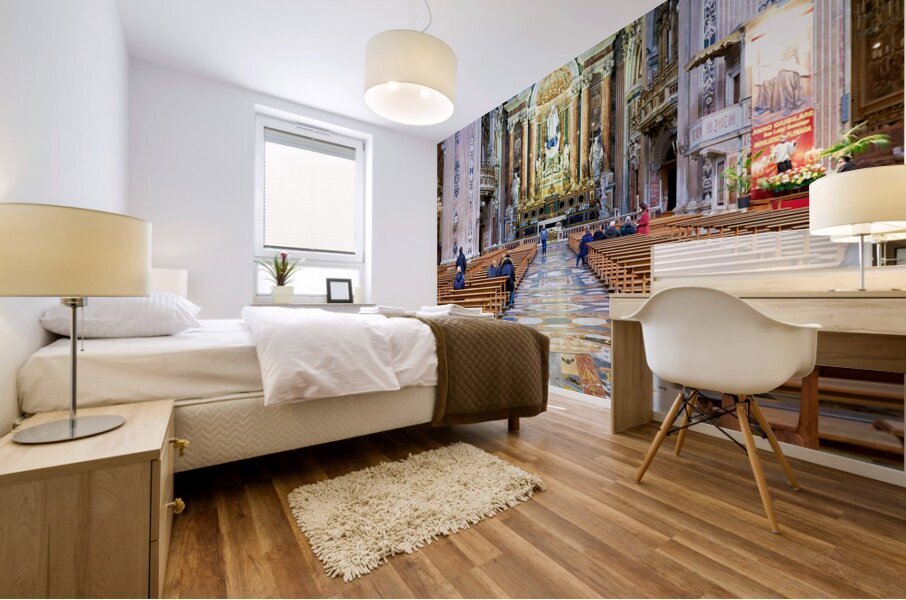 Gesu Nuovo New Jesus is the name of a baroque church in Naples Campania Italy. Mural print