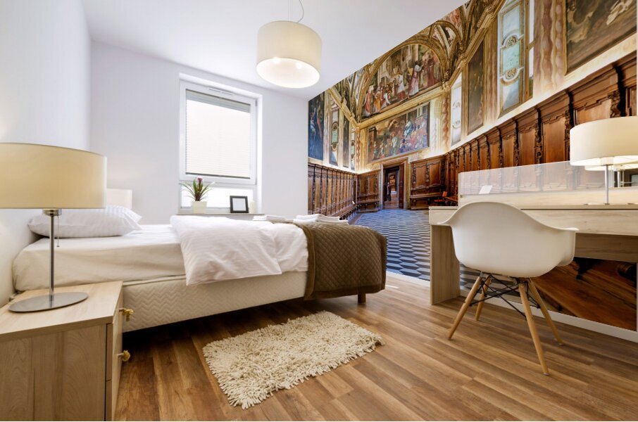 Naples Campania Italy. The Certosa di San Martino Charterhouse of St. Martin is a former monastery complex now a museum Mural print