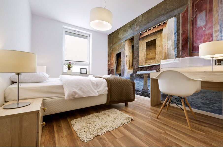 Naples Campania Italy. Pompeii was an ancient Roman city Mural print