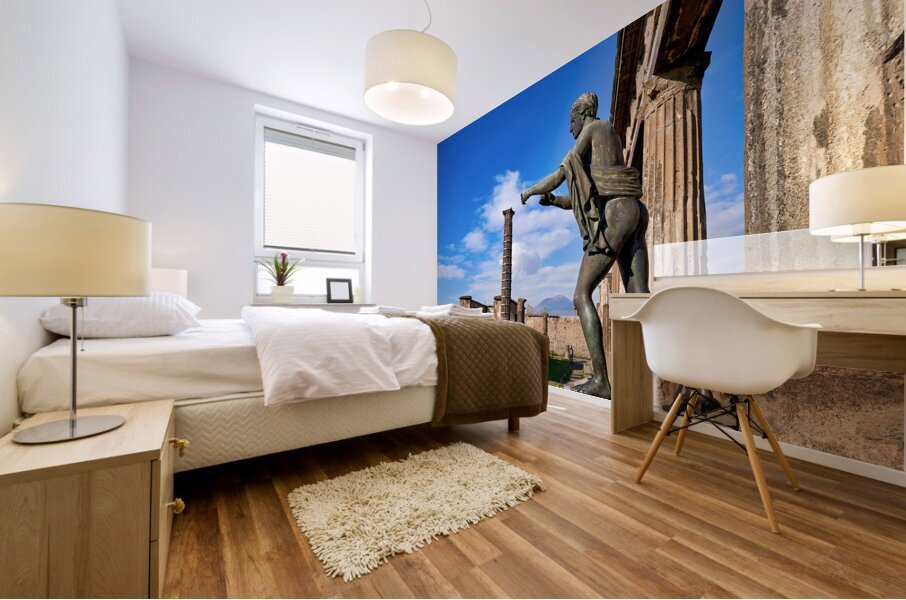 Naples Campania Italy. Pompeii was an ancient Roman city Mural print