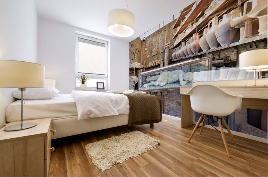 Naples Campania Italy. Pompeii was an ancient Roman city Mural print