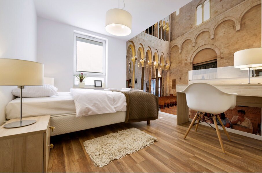 Apulia Puglia Italy. Bari. The Cathedral of Saint Sabinus Mural print