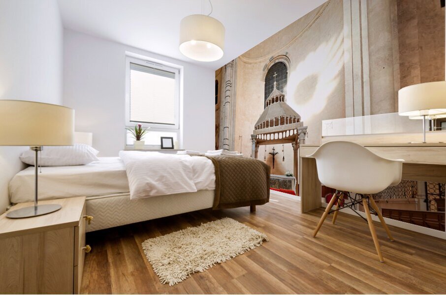 Apulia Puglia Italy. Bari. The Cathedral of Saint Sabinus Mural print