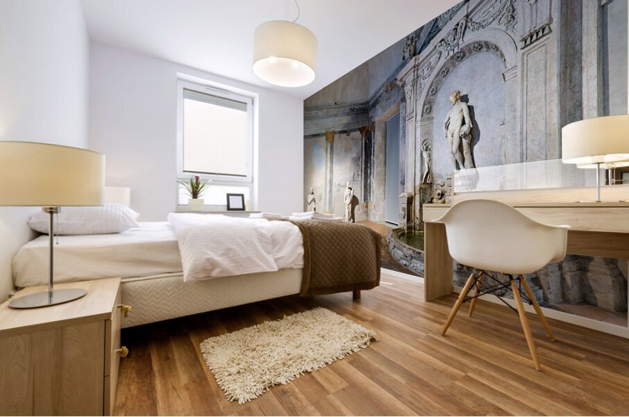 Rome Lazio Italy. The Galleria Nazionale dArte Antica or National Gallery of Ancient Art an art museum in Palazzo Barberini Mural print