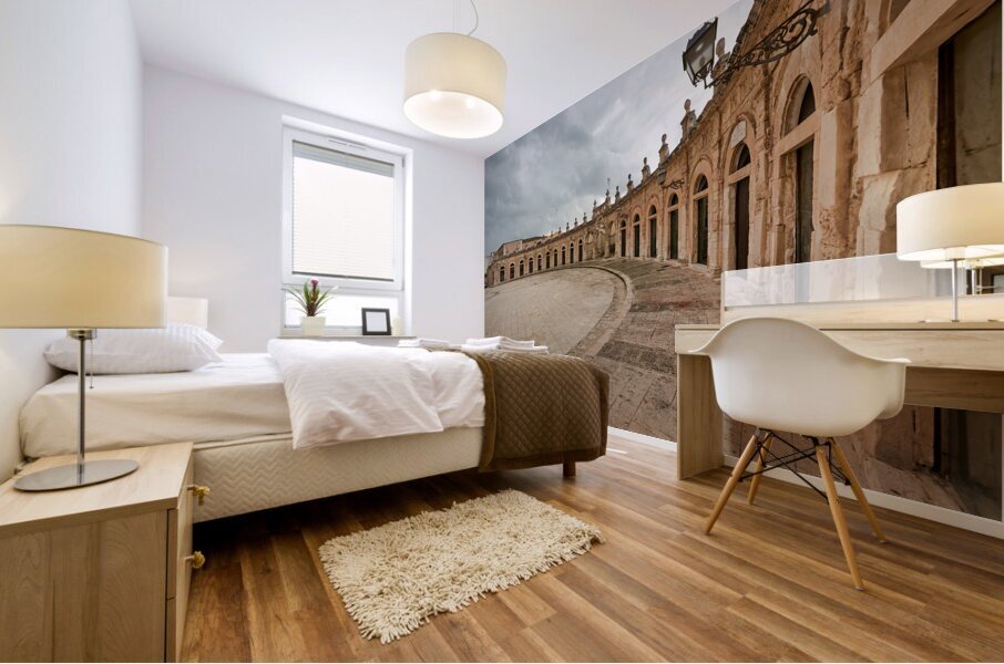 Loggiato del Sinatra. Ispica Sicily Italy Mural print