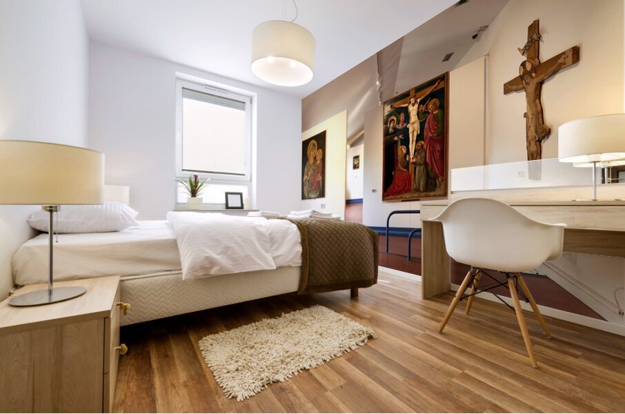 Montefalco Umbria Italy. Complesso Museale di San Francesco San Francesco Museum Mural print