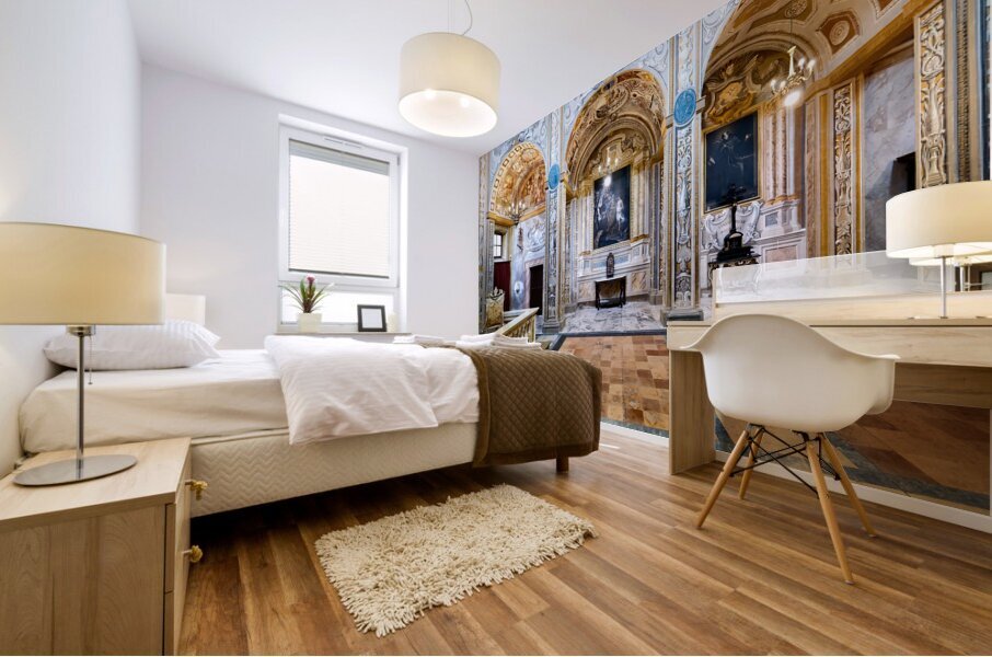 Todi Umbria Italy. Chiesa della Nunziatina Nunziatina Church Mural print