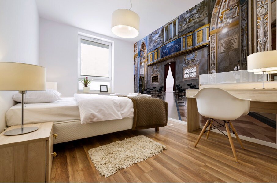 Todi Umbria Italy. Chiesa della Nunziatina Nunziatina Church Mural print