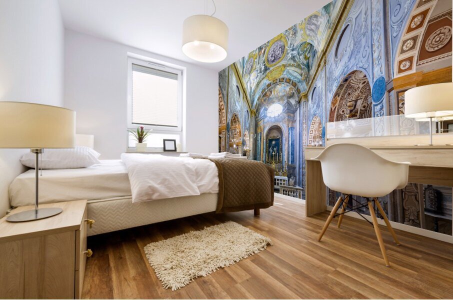 Todi Umbria Italy. Chiesa della Nunziatina Nunziatina Church Mural print