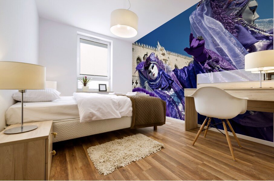 Venice Italy. The Carnival Mural print