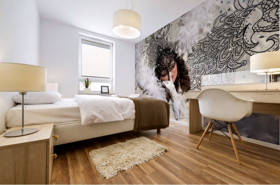 Venice Italy. The Carnival Mural print